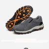 Men Safety Work Shoes Fashion Breathable Slip On Casual Boots Mens Labor Insurance Puncture Proof Steel Toe Shoes Man
