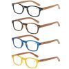 Women Reading Glasses Woman Eyeglasses Wooden Pattern Men Glass Wood Prescription Diopter Magnifier Optical oculos masculino