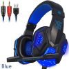 2.2M PC780 Gaming Headsets Big Headphones with Light Mic Stereo Earphones Deep Bass for PC Computer Gamer Laptop PS4