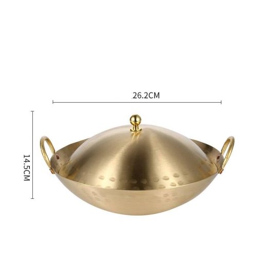 Thickened pure copper hot pot solid alcohol furnace dry pot single person self service hot pot dry boiler small copper hot pot Cookware Copper Pot Home & Garden Home Garden & Appliance Kitchen, Dining & Bar cb5feb1b7314637725a2e7: 22cm S pan|22cm S set|24cm M pan|24cm M set|26cm L pan|26cm L set|alcohol heater