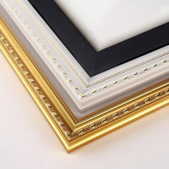 New Wood stretcher diy oil painting diamond Mosaic Thick wood frame wall painting picture frame Photo Inner frame sticker Home Garden & Appliance cb5feb1b7314637725a2e7: Black|Gold|White