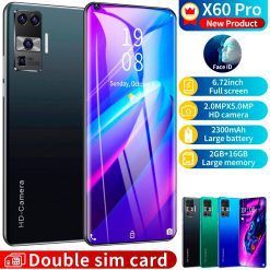 Smartphones X60 Pro Smart Phones Fashion 6.72 inch Dual SIM Smartphone Android 8.1 2+16G GSM/WCDMA 2300Mah Call Mobile Phone Cell Phones & Accessories Cell Phones & Smartphone 1ef722433d607dd9d2b8b7: China|United States
