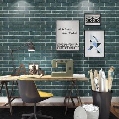 Vintage Textured Brick 3D Wallpaper PVC Self Adhesive Wallpapers For Living Room Bedroom Shop Hotel Background Decoration Mural Home Garden & Appliance f4843c1c797abf1a256c88: 1mx45cm