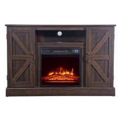 Inch Log Brown Fireplace TV Cabinet 1400W Single Color/Fake Firewood/Heating Wire/With Small Remote Control Movement Black Home Garden & Appliance 1ef722433d607dd9d2b8b7: United States