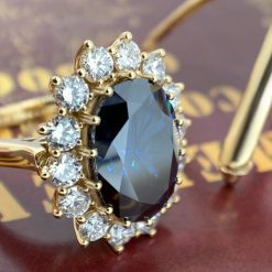 10.0ct Moissanite Dark Blue Diana Same Style Oval 18K Yellow Gold Ring Jewelry Anniversary Wedding Engagemet Woman Gift 18K Gold Fashion Jewelry Fine Jewelry Jewelry and Watches Metal Type Moissanite Moissanite Rings Yellow Gold 2ced06a52b7c24e002d45d: 10|10.25|10.5|11|4|4.25|4.5|4.75|5|5.25|5.5|5.75|6|6.25|6.5|6.75|7|7.25|7.5|7.75|8|8.25|8.5|8.75|9|9.25|9.5|9.75