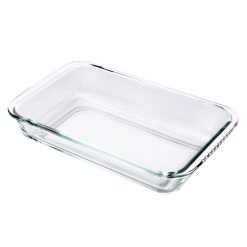 Clear Oblong Toughened Glass Baking Dishes Pan Oven Basics Plate Bakeware Non-Stick Kitchen Tool Cheese Rice Tray Home Garden & Appliance Brand Name: WIILII