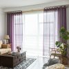 Embroidered Tulle Sheer For Window Curtains For Living room The Bedroom Modern Minimalism Tulle Curtains Fabric Drapes